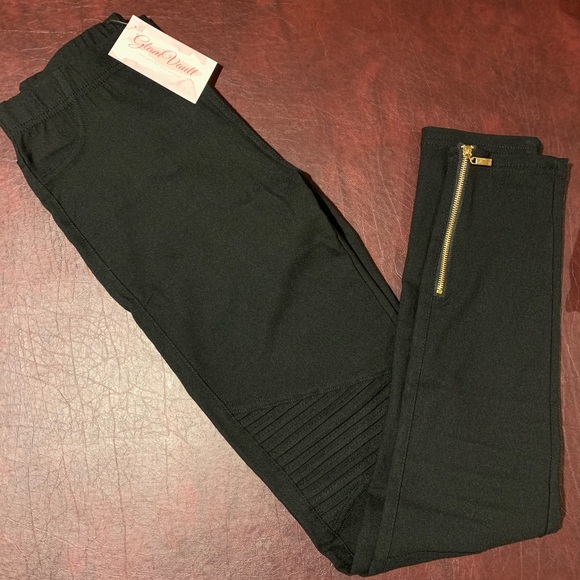 Black Moto Leggings - Picture 4 of 7